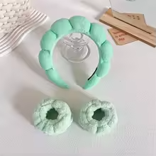 Microfiber Headband + 2 Matching Scrunchies