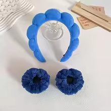 Microfiber Headband + 2 Matching Scrunchies