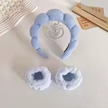 Microfiber Headband + 2 Matching Scrunchies