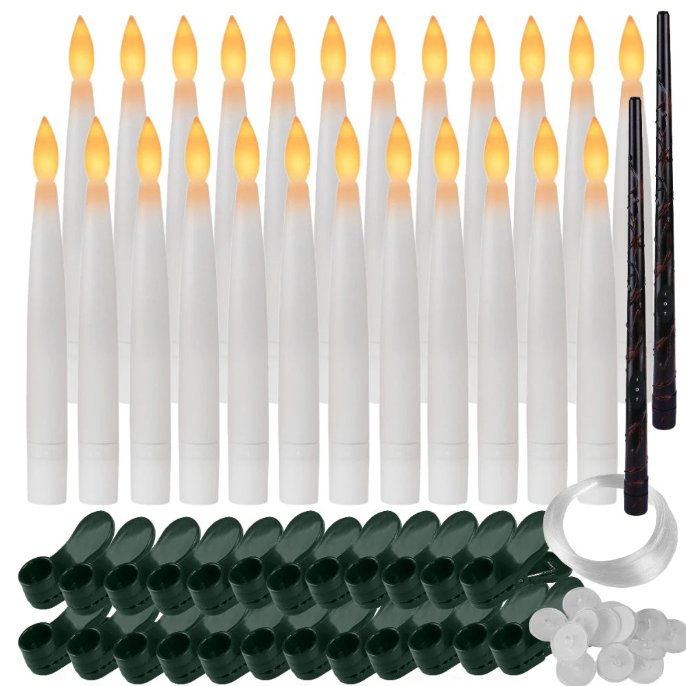 SpellGlow Candles with Magic Wand