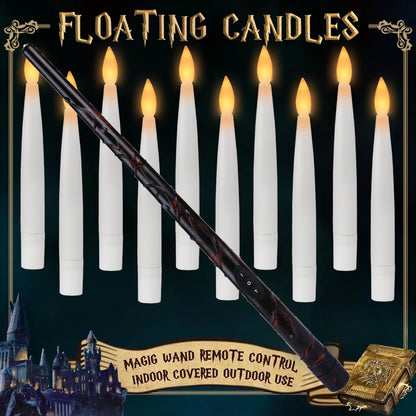 SpellGlow Candles with Magic Wand